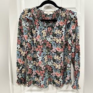 LOFT Floral Blouse